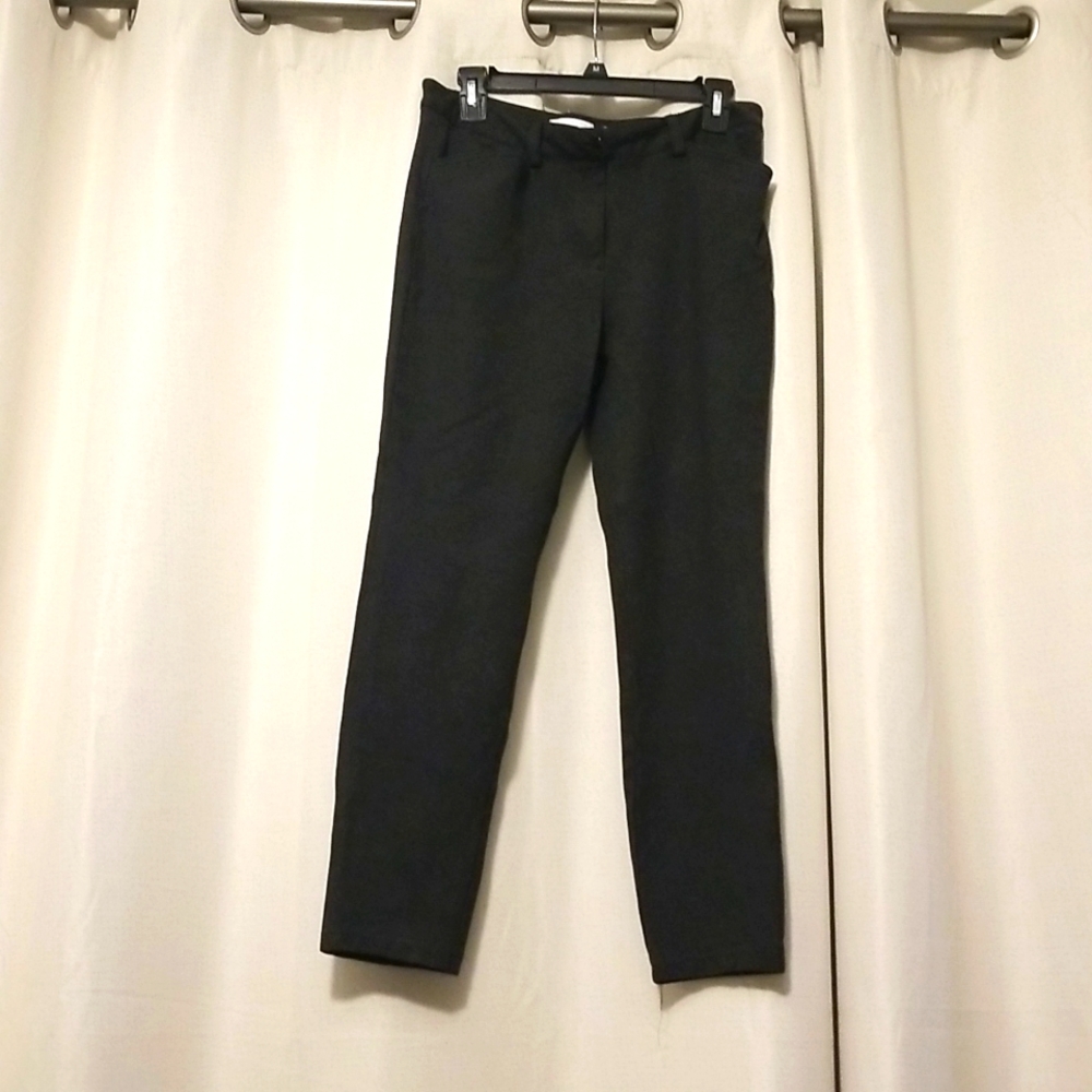 Calvin Klein charcoal gray skinny legged dress pants womens size 8